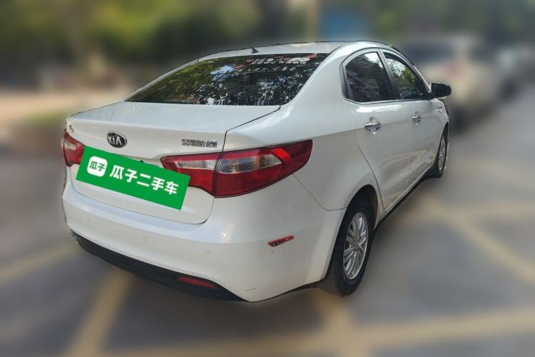 Used Kia K2 2012 Sedan 1.4L Automatic GLS Commemorative Edition Rear Right 45 Deg