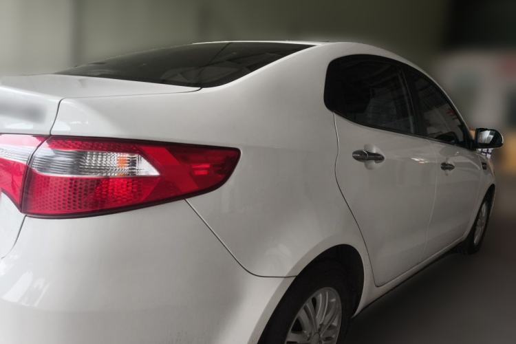 Used Kia K2 2012 Sedan 1.4L MT GLS Commemorative Edition Rear Right 45 Deg