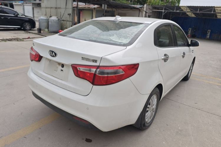 Used Kia K2 2012 Sedan 1.4L MT GLS Commemorative Edition Rear Right 45 Deg