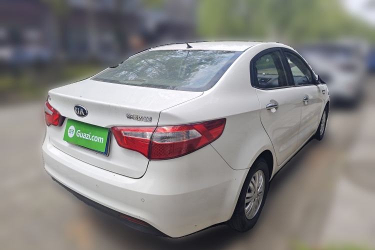 Used Kia K2 2012 Sedan 1.4L MT GLS Commemorative Edition Rear Right 45 Deg