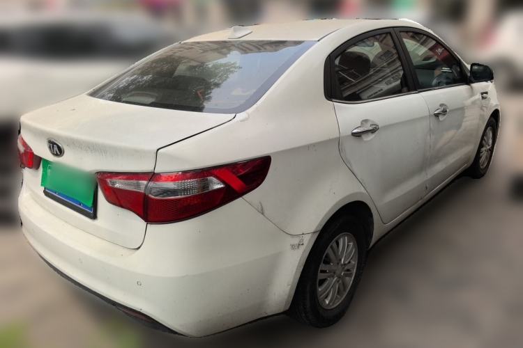 Used Kia K2 2012 Sedan 1.4L Automatic GLS Commemorative Edition Rear Right 45 Deg