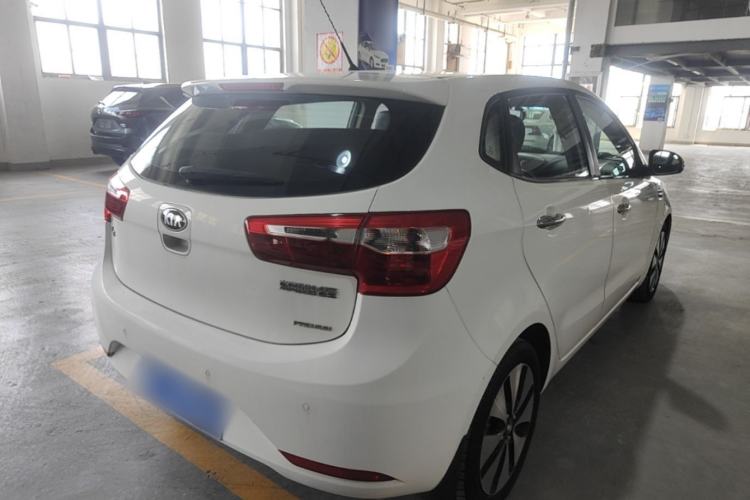 Used Kia K2 2012 Hatchback 1.6L AT Premium Rear Right 45 Deg