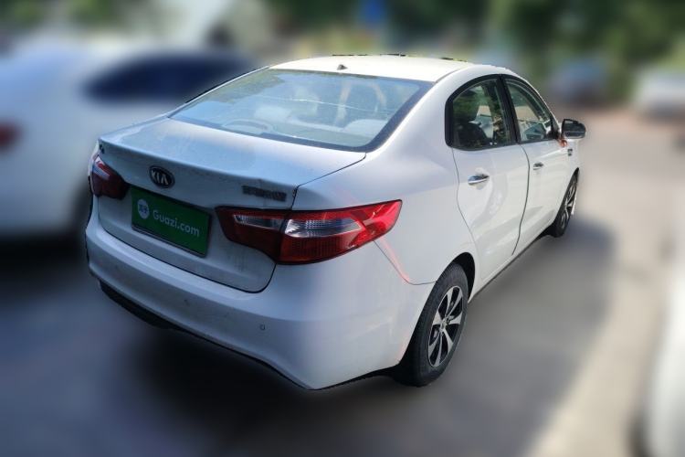 Used Kia K2 2012 Sedan 1.4L Automatic GLS Commemorative Edition Rear Right 45 Deg