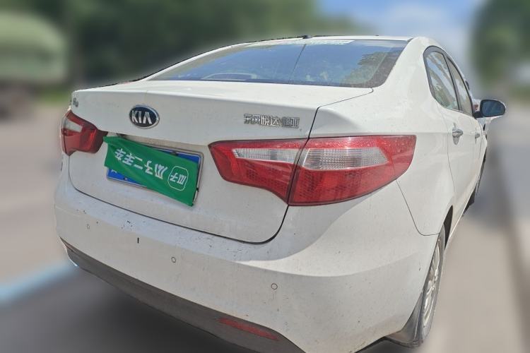 Used Kia K2 2012 Sedan 1.4L MT GLS Commemorative Edition Rear Right 45 Deg