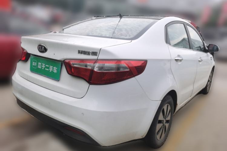 Used Kia K2 2012 Sedan 1.4L MT GLS Commemorative Edition Rear Right 45 Deg