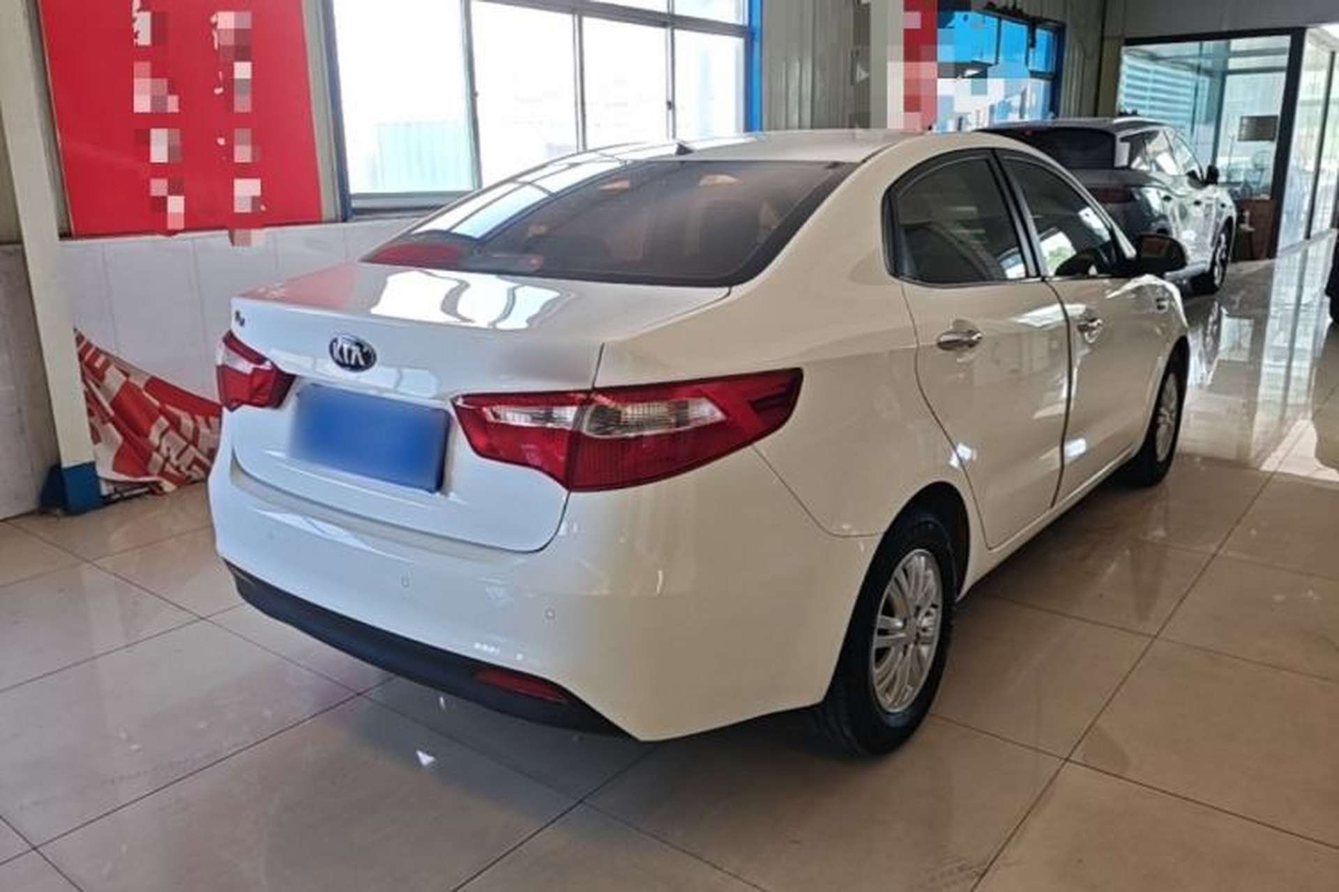 Used Kia K2 2012 Sedan 1.4L MT GLS Commemorative Edition Rear Right 45 Deg