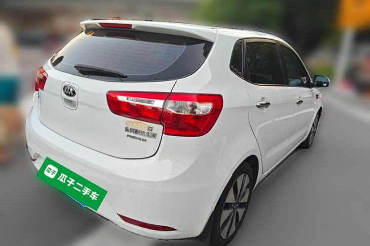 Used Kia K2 2012 Hatchback 1.6L AT Premium Commemorative Edition Rear Right 45 Deg