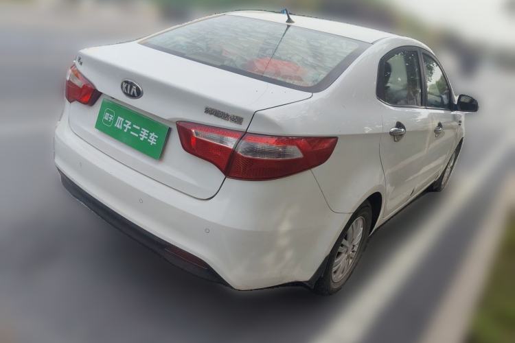 Used Kia K2 2012 Sedan 1.4L MT GL Commemorative Edition Rear Right 45 Deg