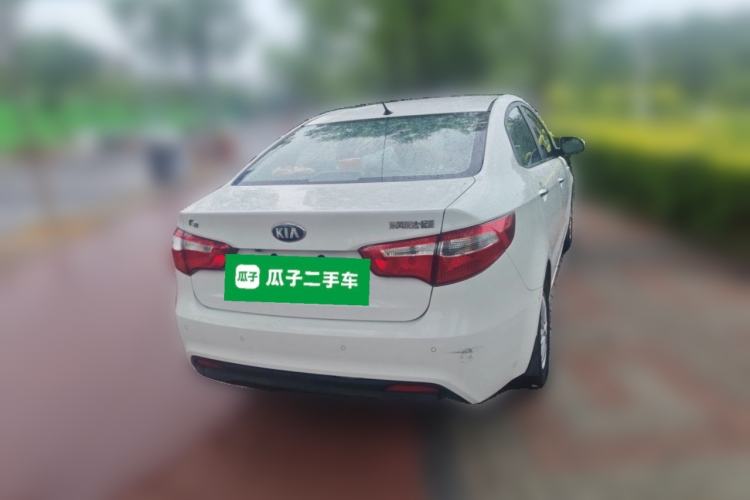 Used Kia K2 2012 Sedan 1.4L MT GLS Commemorative Edition Rear Right 45 Deg
