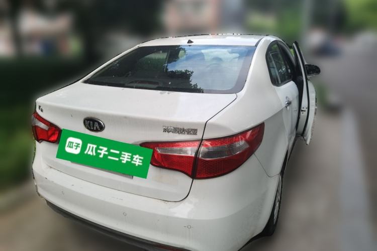 Used Kia K2 2012 Sedan 1.4L MT GLS Commemorative Edition Rear Right 45 Deg