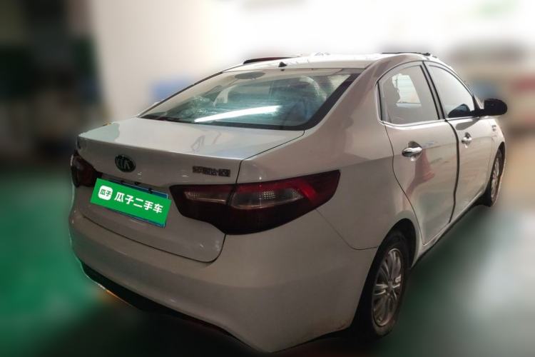 Used Kia K2 2012 Sedan 1.4L MT GLS Commemorative Edition Rear Right 45 Deg