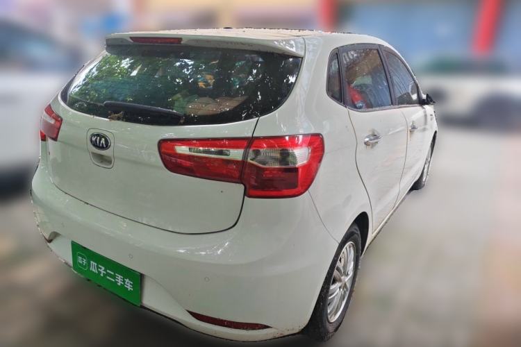 Used Kia K2 2012 Hatchback 1.4L Automatic Cool Edition Rear Right 45 Deg
