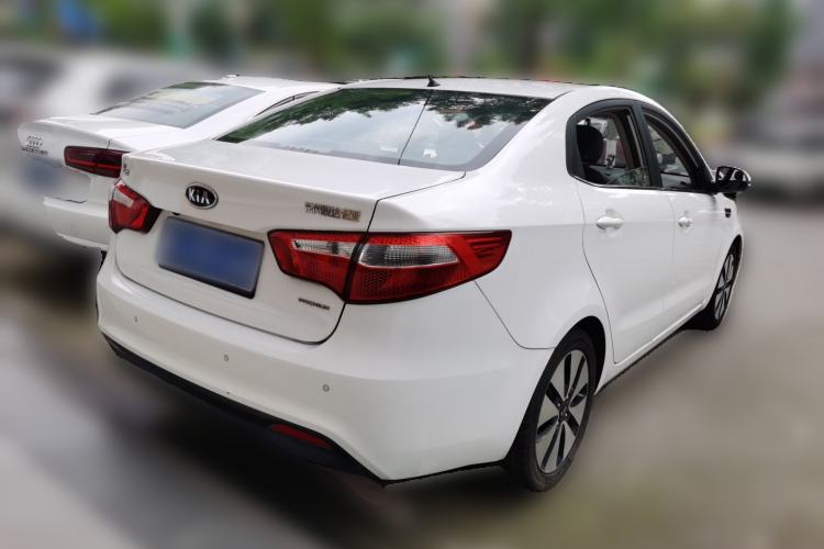 Used Kia K2 2012 Sedan 1.6L AT Premium ECO Rear Right 45 Deg