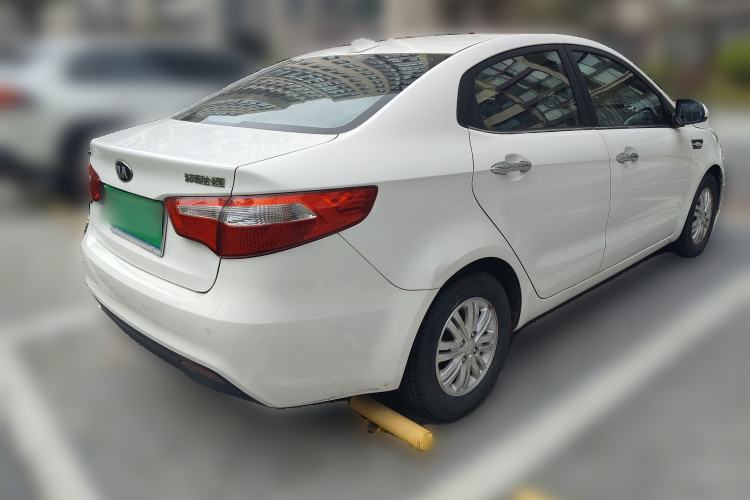 Used Kia K2 2012 Sedan 1.4L Automatic GLS Commemorative Edition Rear Right 45 Deg