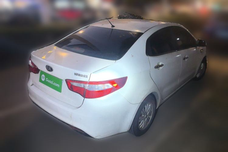 Used Kia K2 2012 Sedan 1.4L MT GLS Commemorative Edition Rear Right 45 Deg