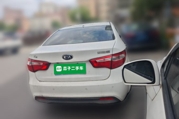Used Kia K2 2012 Sedan 1.4L MT GLS Commemorative Edition Rear Right 45 Deg