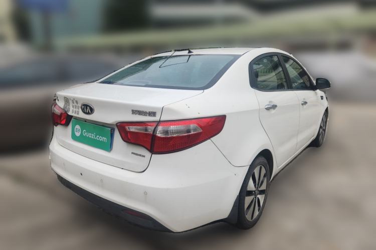 Used Kia K2 2012 Sedan 1.6L AT Premium ECO Rear Right 45 Deg