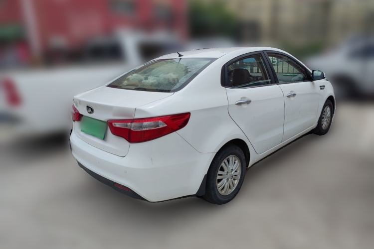 Used Kia K2 2012 Sedan 1.4L Automatic GLS Commemorative Edition Rear Right 45 Deg