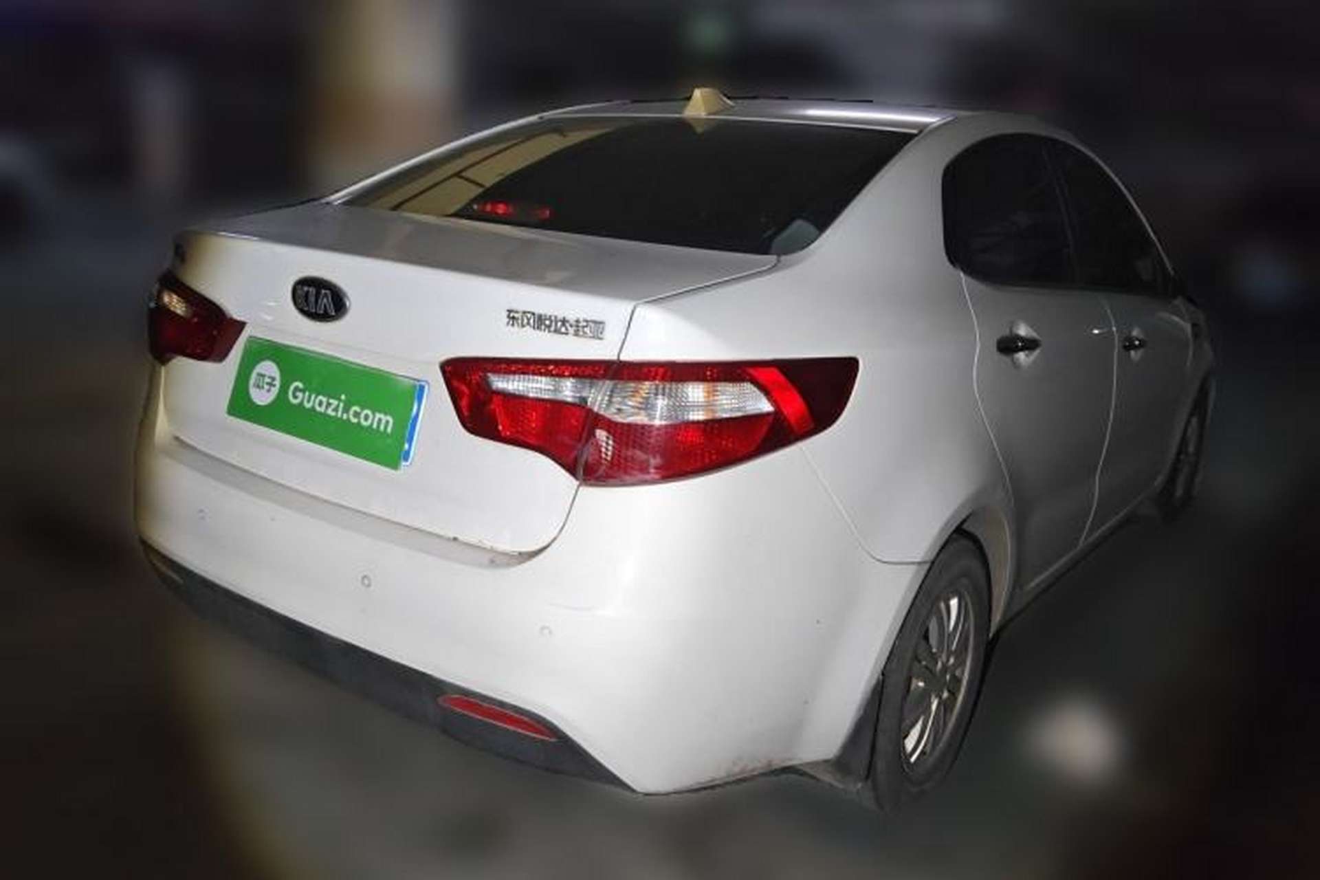 Used Kia K2 2012 Sedan 1.4L MT GLS Commemorative Edition Rear Right 45 Deg