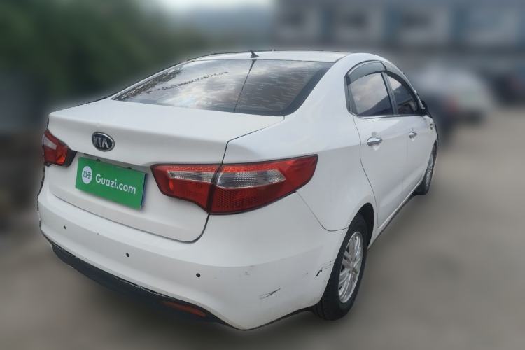 Used Kia K2 2012 Sedan 1.4L Automatic GLS Commemorative Edition Rear Right 45 Deg