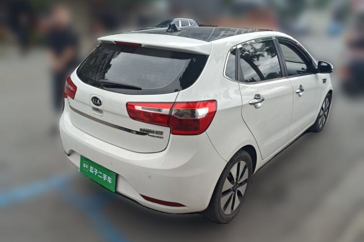 Used Kia K2 2012 Hatchback 1.6L AT Premium Commemorative Edition Rear Right 45 Deg