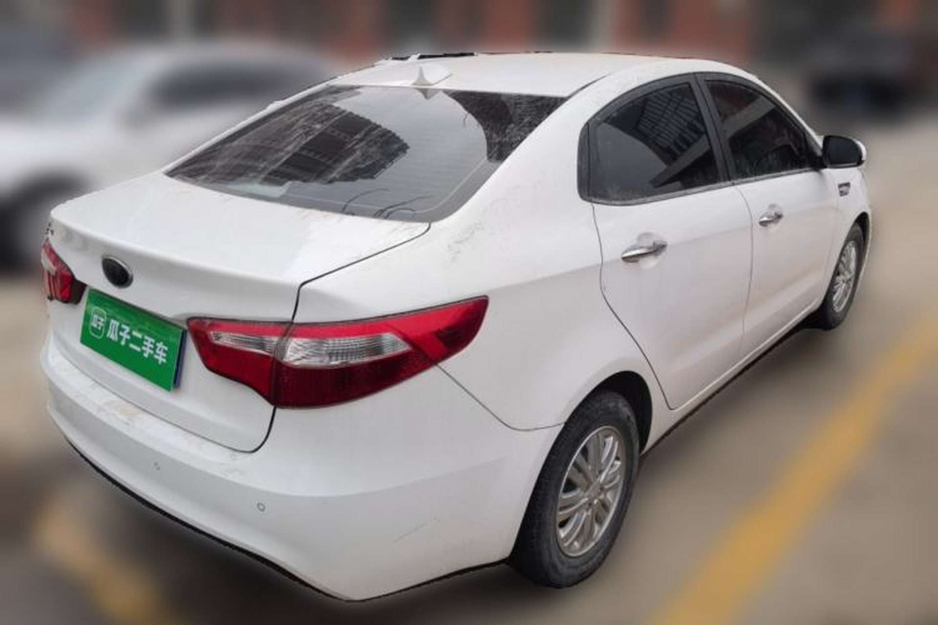 Used Kia K2 2012 Sedan 1.4L MT GLS Commemorative Edition Rear Right 45 Deg