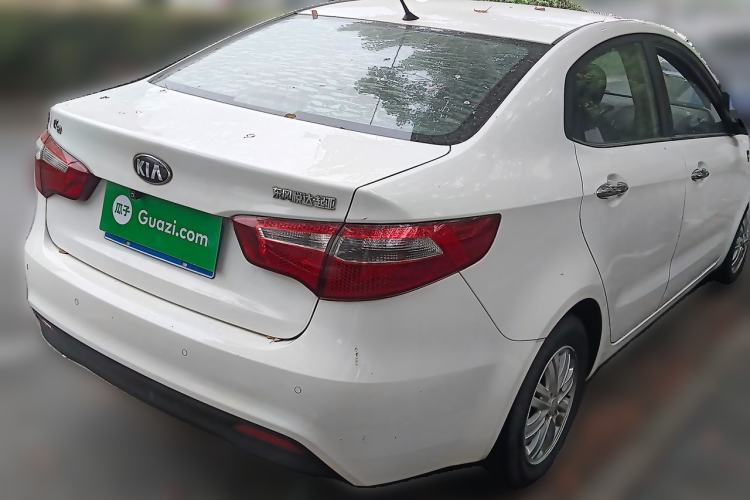 Used Kia K2 2012 Sedan 1.4L MT GLS Commemorative Edition Rear Right 45 Deg