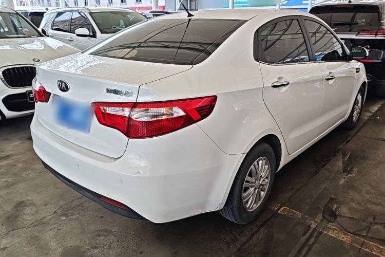 Used Kia K2 2012 Sedan 1.4L Automatic GLS Commemorative Edition Rear Right 45 Deg