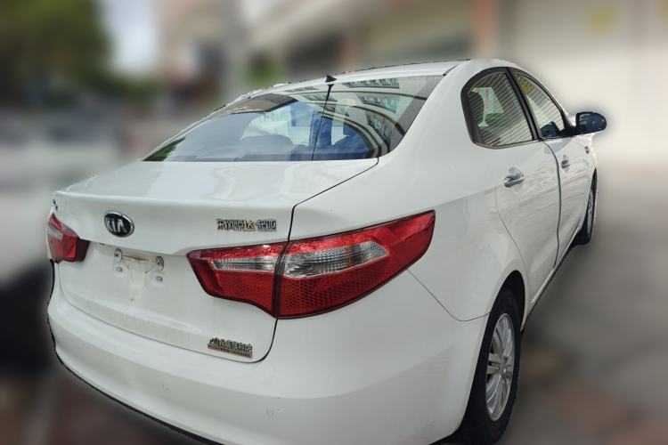 Used Kia K2 2012 Sedan 1.4L Automatic GLS Commemorative Edition Rear Right 45 Deg