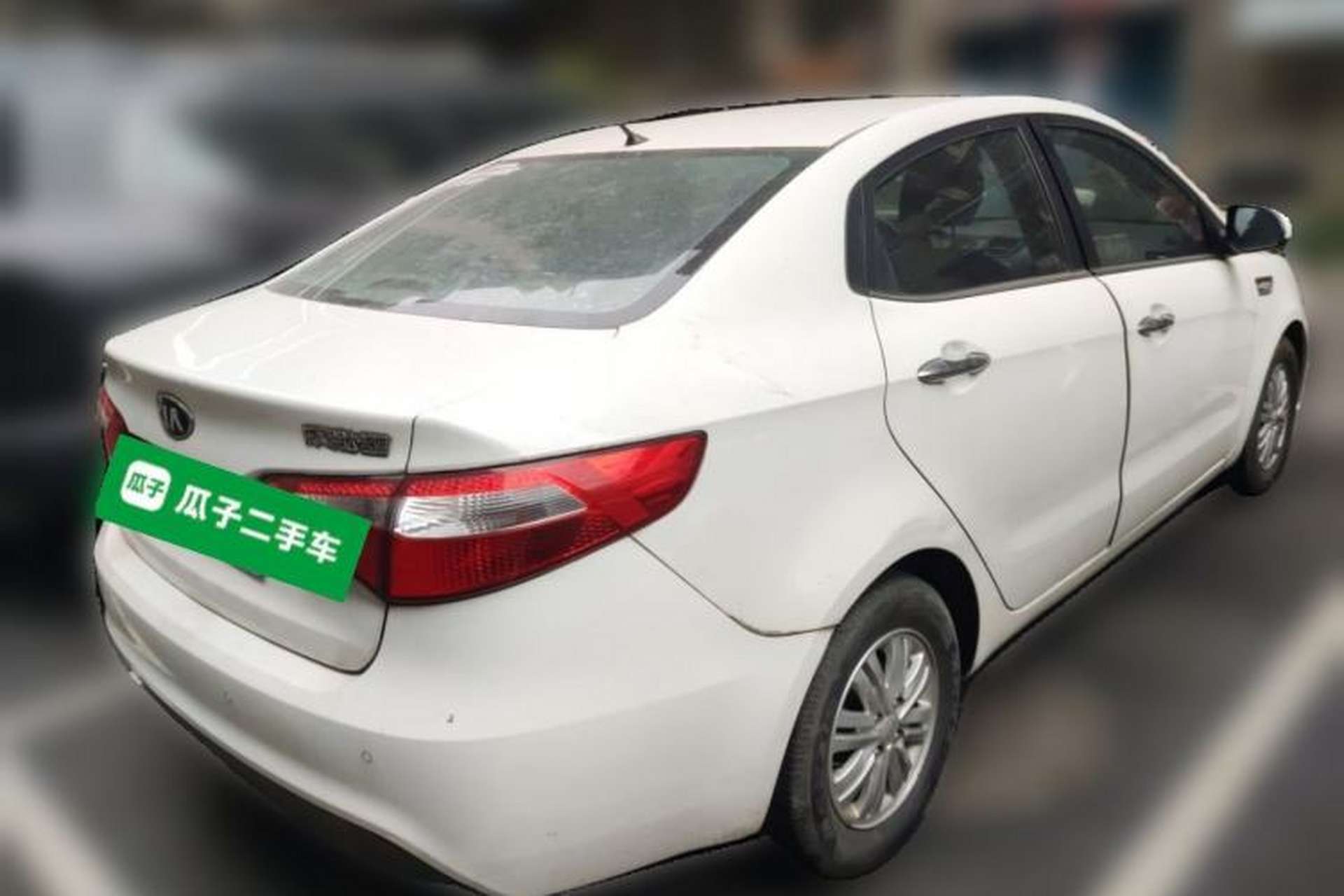 Used Kia K2 2012 Sedan 1.4L MT GLS Commemorative Edition Rear Right 45 Deg