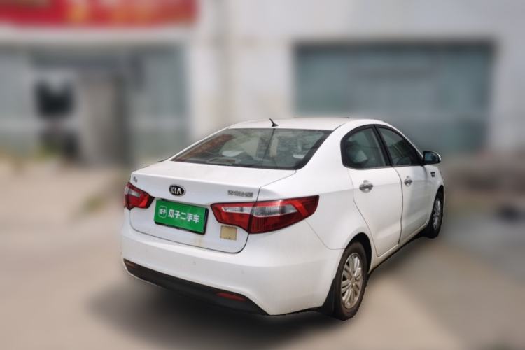 Used Kia K2 2012 Sedan 1.4L MT GLS Commemorative Edition Rear Right 45 Deg