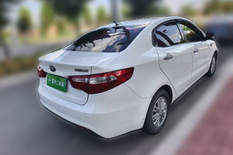 Used Kia K2 2012 Sedan 1.4L Automatic GLS Commemorative Edition Rear Right 45 Deg