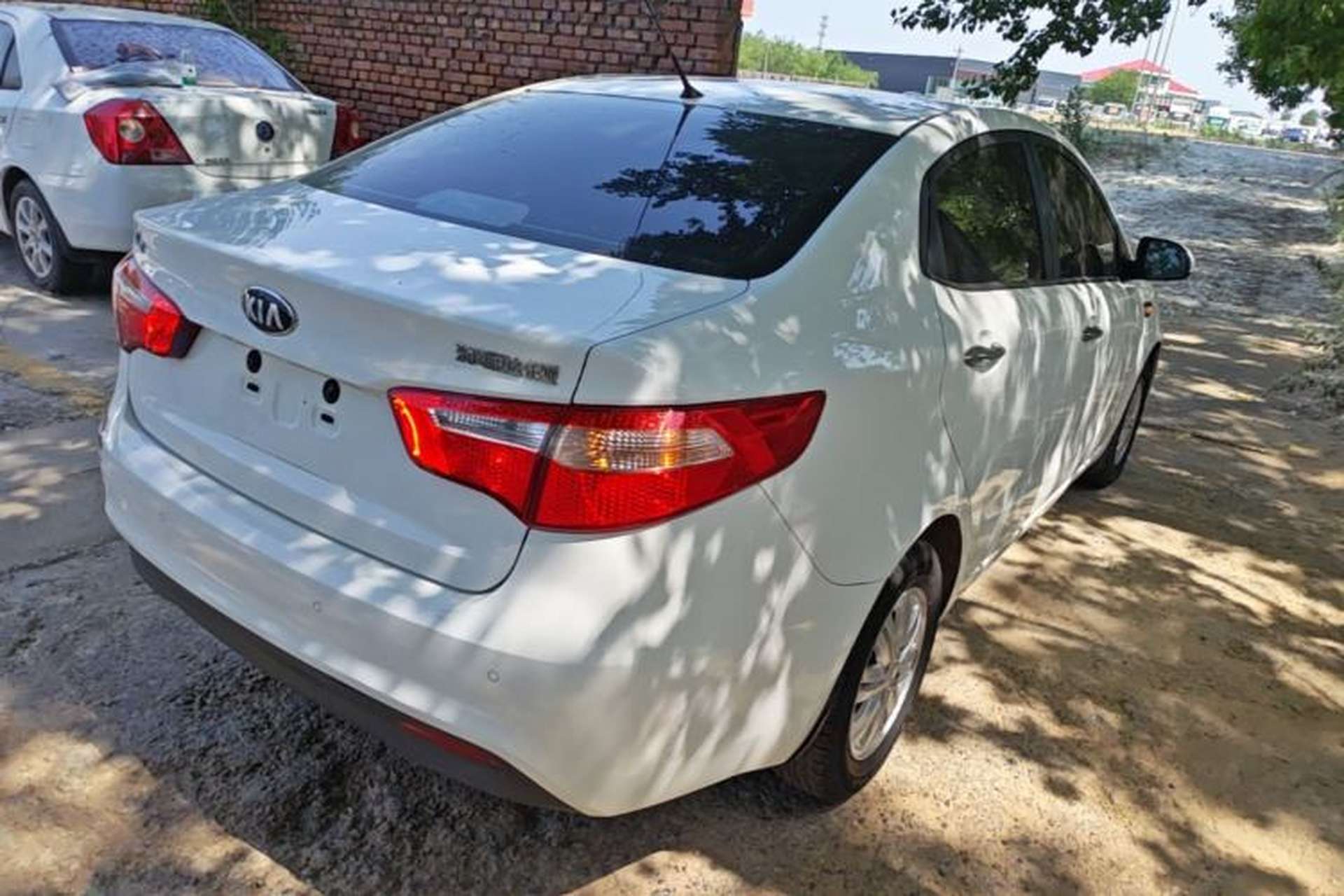 Used Kia K2 2012 Sedan 1.4L MT GLS Commemorative Edition Rear Right 45 Deg