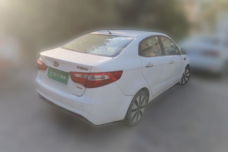 Used Kia K2 2012 Sedan 1.6L AT Premium ECO Rear Right 45 Deg