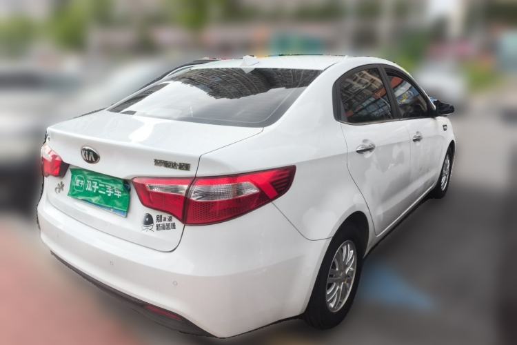 Used Kia K2 2012 Sedan 1.4L MT GLS Commemorative Edition Rear Right 45 Deg