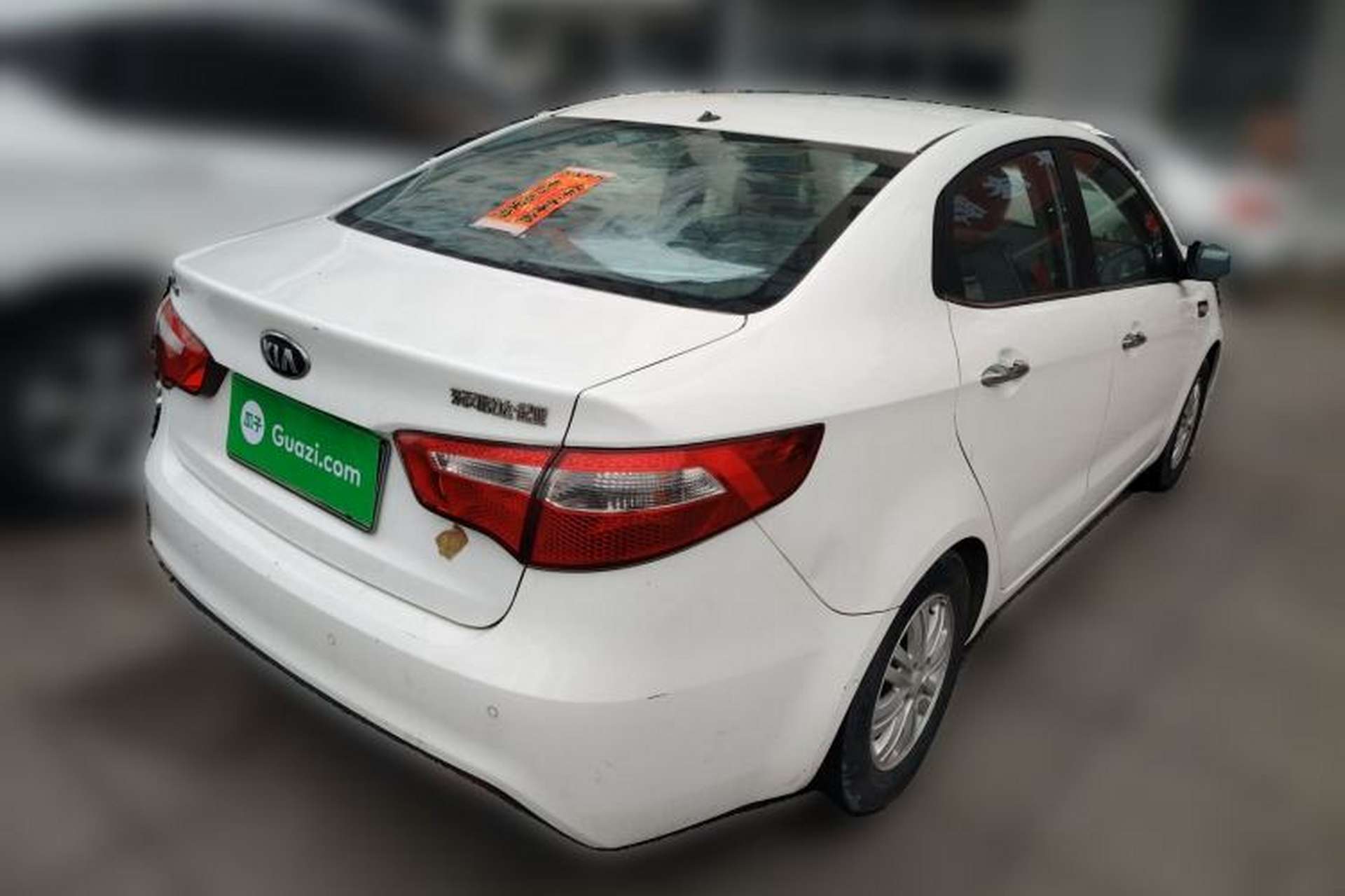 Used Kia K2 2012 Sedan 1.4L MT GLS Commemorative Edition Rear Right 45 Deg