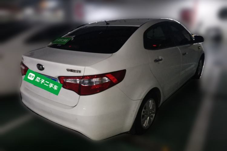 Used Kia K2 2012 Sedan 1.4L MT GLS Commemorative Edition Rear Right 45 Deg