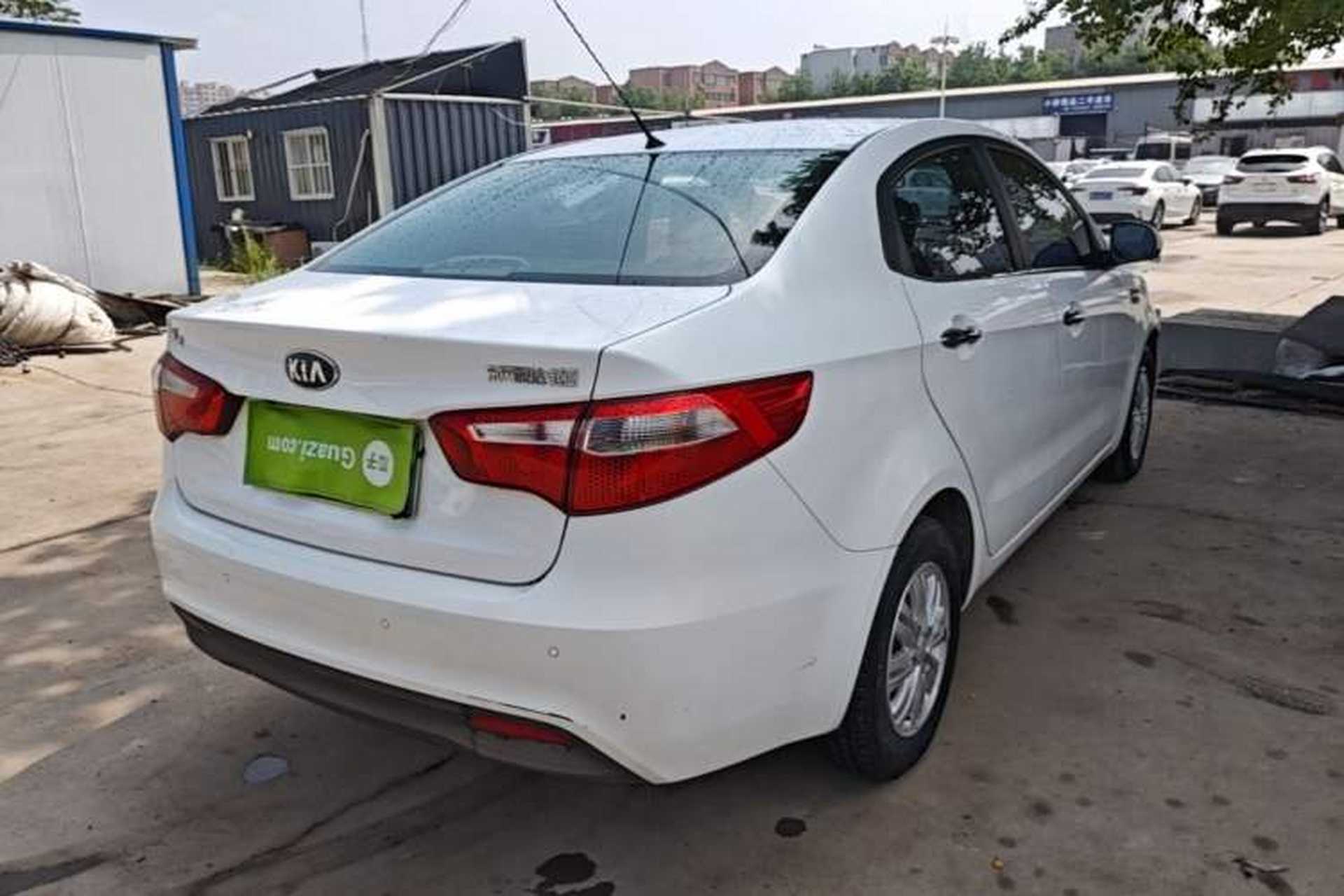 Used Kia K2 2012 Sedan 1.4L Automatic GLS Commemorative Edition Rear Right 45 Deg