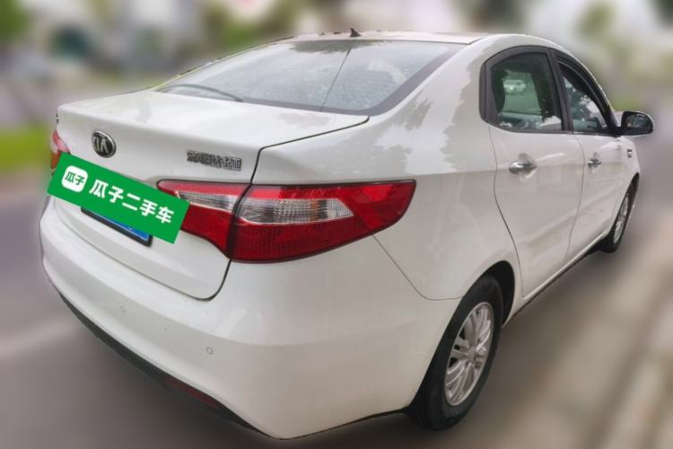 Used Kia K2 2012 Sedan 1.4L MT GLS Commemorative Edition Rear Right 45 Deg