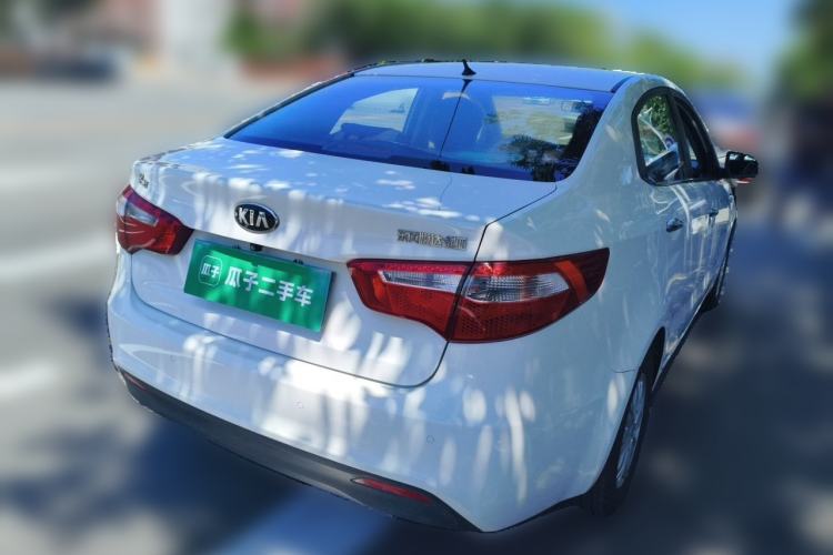 Used Kia K2 2012 Sedan 1.4L Automatic GLS Commemorative Edition Rear Right 45 Deg