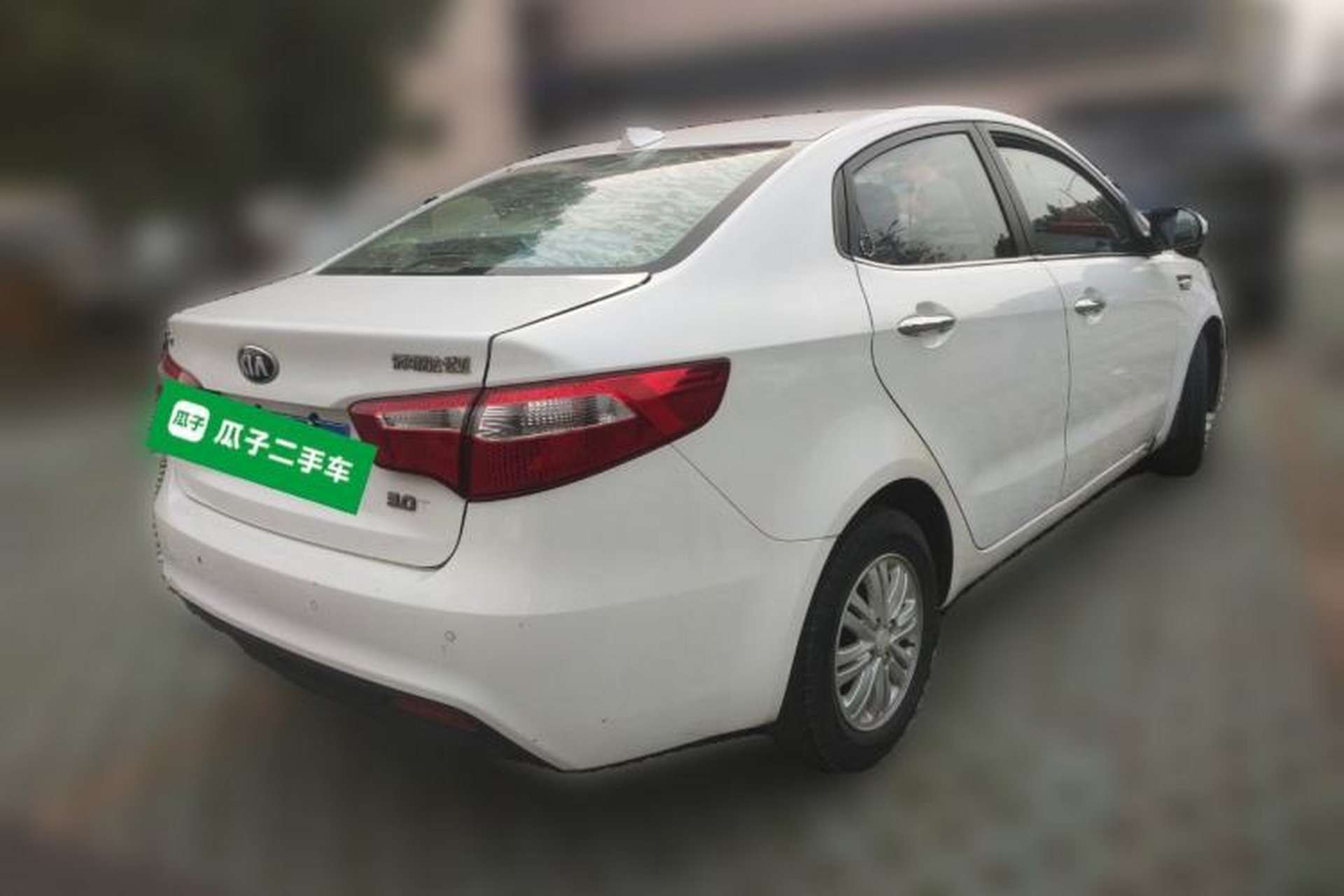 Used Kia K2 2012 Sedan 1.4L MT GLS Commemorative Edition Rear Right 45 Deg