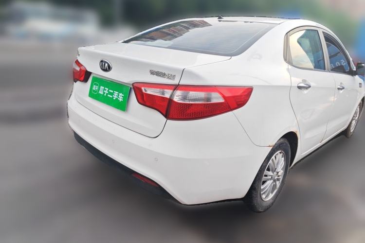 Used Kia K2 2012 Sedan 1.4L MT GLS Commemorative Edition Rear Right 45 Deg