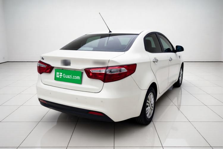 Used Kia K2 2012 Sedan 1.4L Automatic GLS Commemorative Edition Rear Right 45 Deg