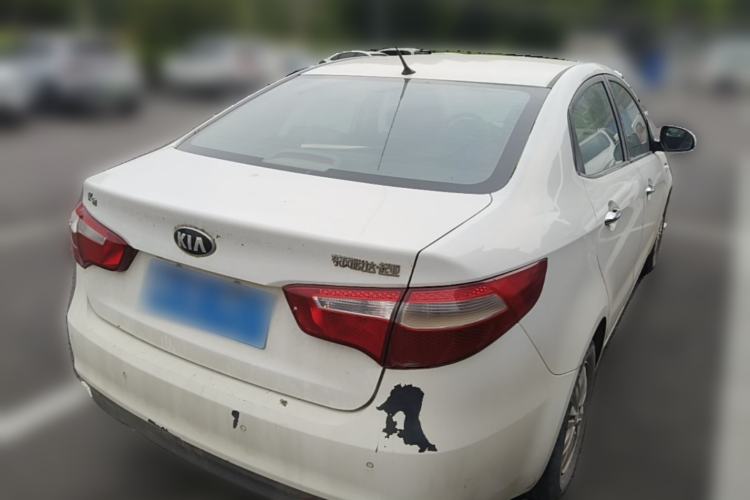 Used Kia K2 2012 Sedan 1.4L MT GLS Commemorative Edition Rear Right 45 Deg
