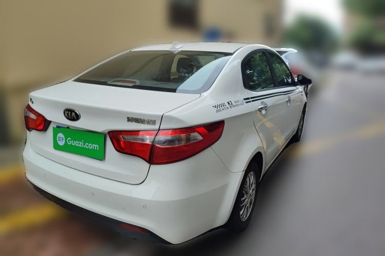Used Kia K2 2012 Sedan 1.4L Automatic GLS Commemorative Edition Rear Right 45 Deg