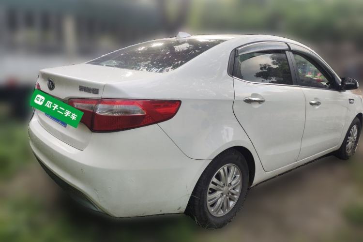 Used Kia K2 2012 Sedan 1.4L MT GLS Commemorative Edition Rear Right 45 Deg