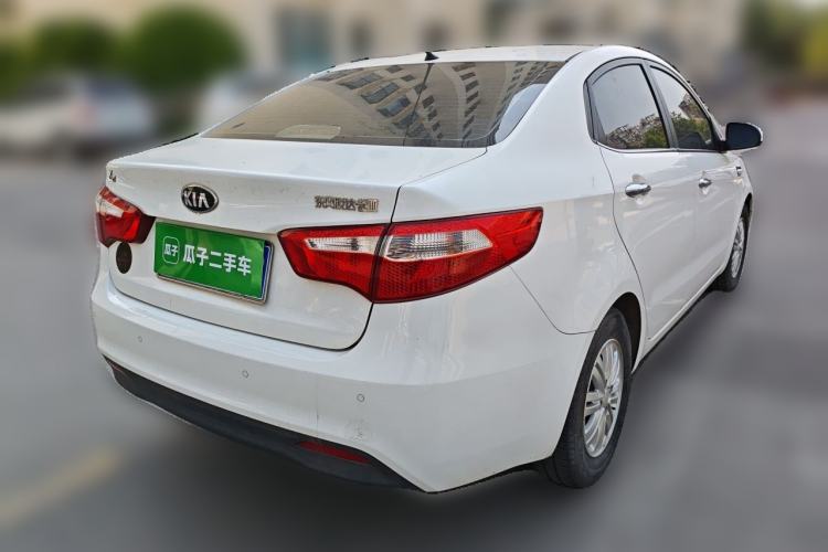 Used Kia K2 2012 Sedan 1.4L MT GLS Commemorative Edition Rear Right 45 Deg