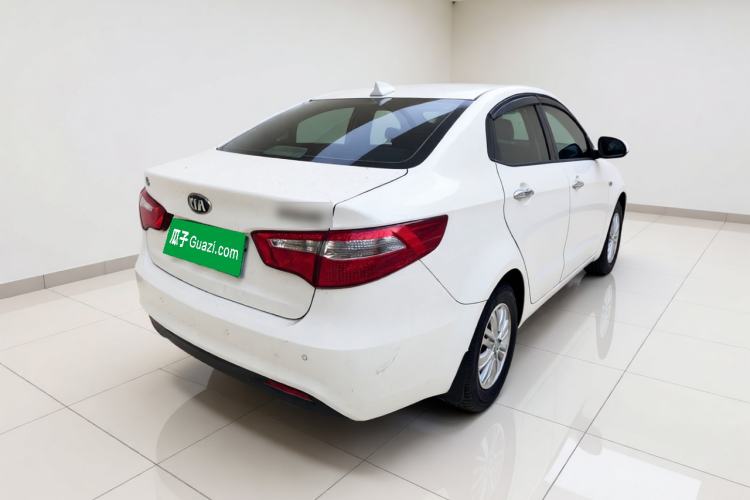 Used Kia K2 2012 Sedan 1.4L Automatic GLS Commemorative Edition Rear Right 45 Deg