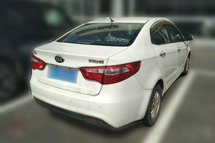 Used Kia K2 2012 Sedan 1.4L MT GLS Commemorative Edition Rear Right 45 Deg