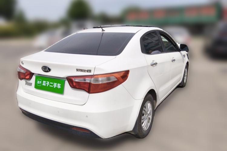Used Kia K2 2012 Sedan 1.4L MT GLS Commemorative Edition Rear Right 45 Deg